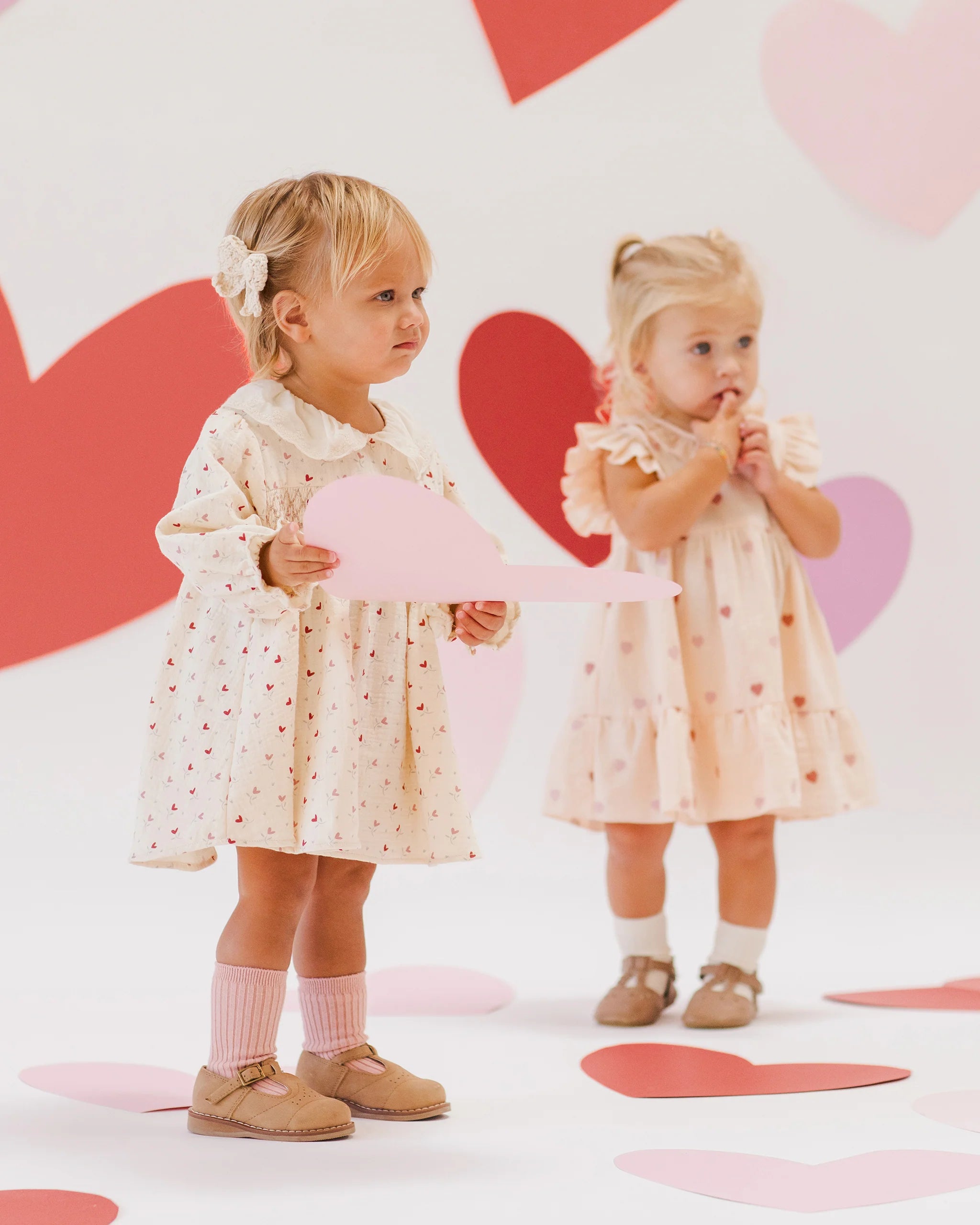 Charlotte Dress - Heart Embroidery