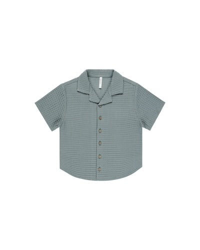 Lapel Collar Shirt Eucalyptus