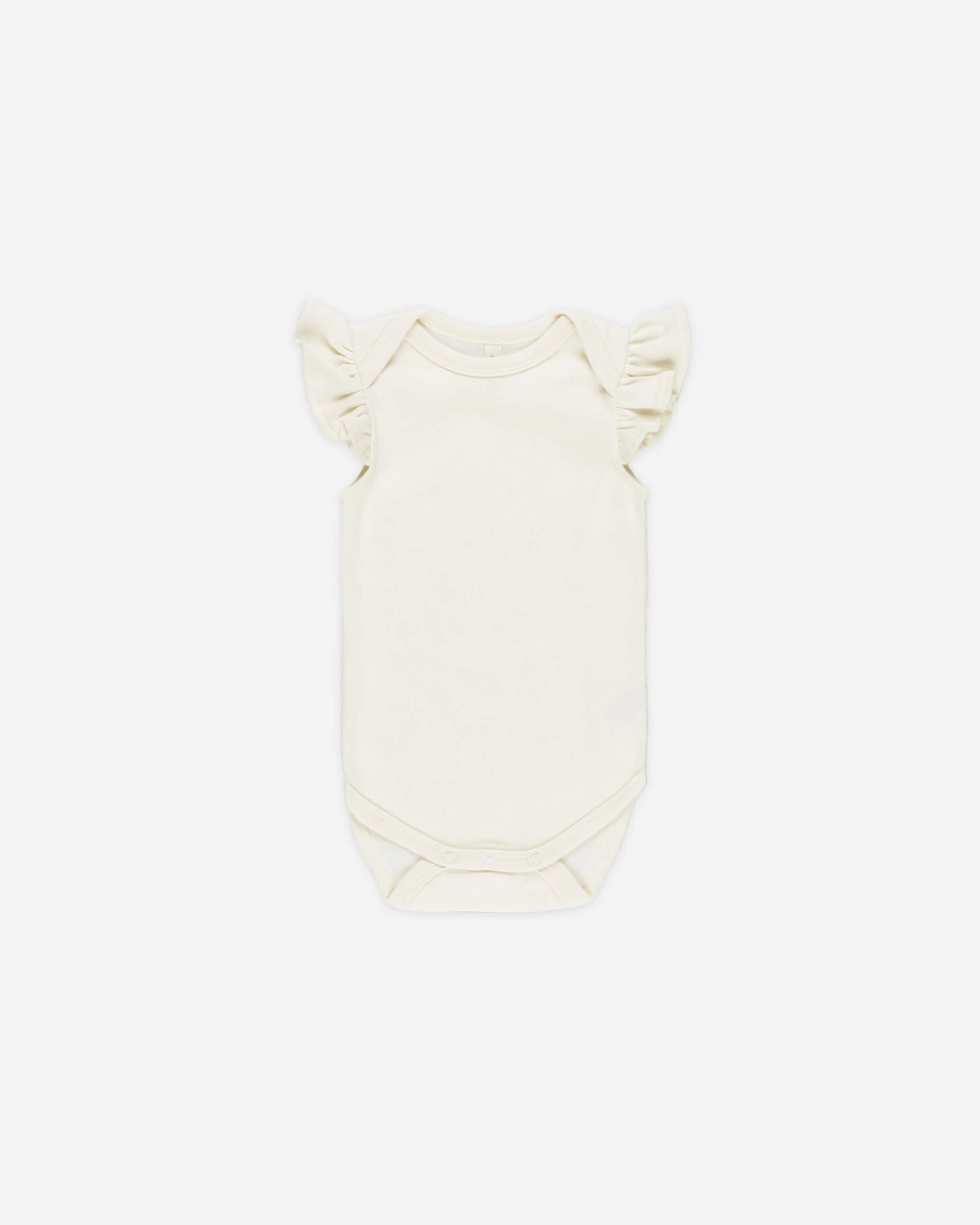Flutter Sleeve Bodysuit - Ivory