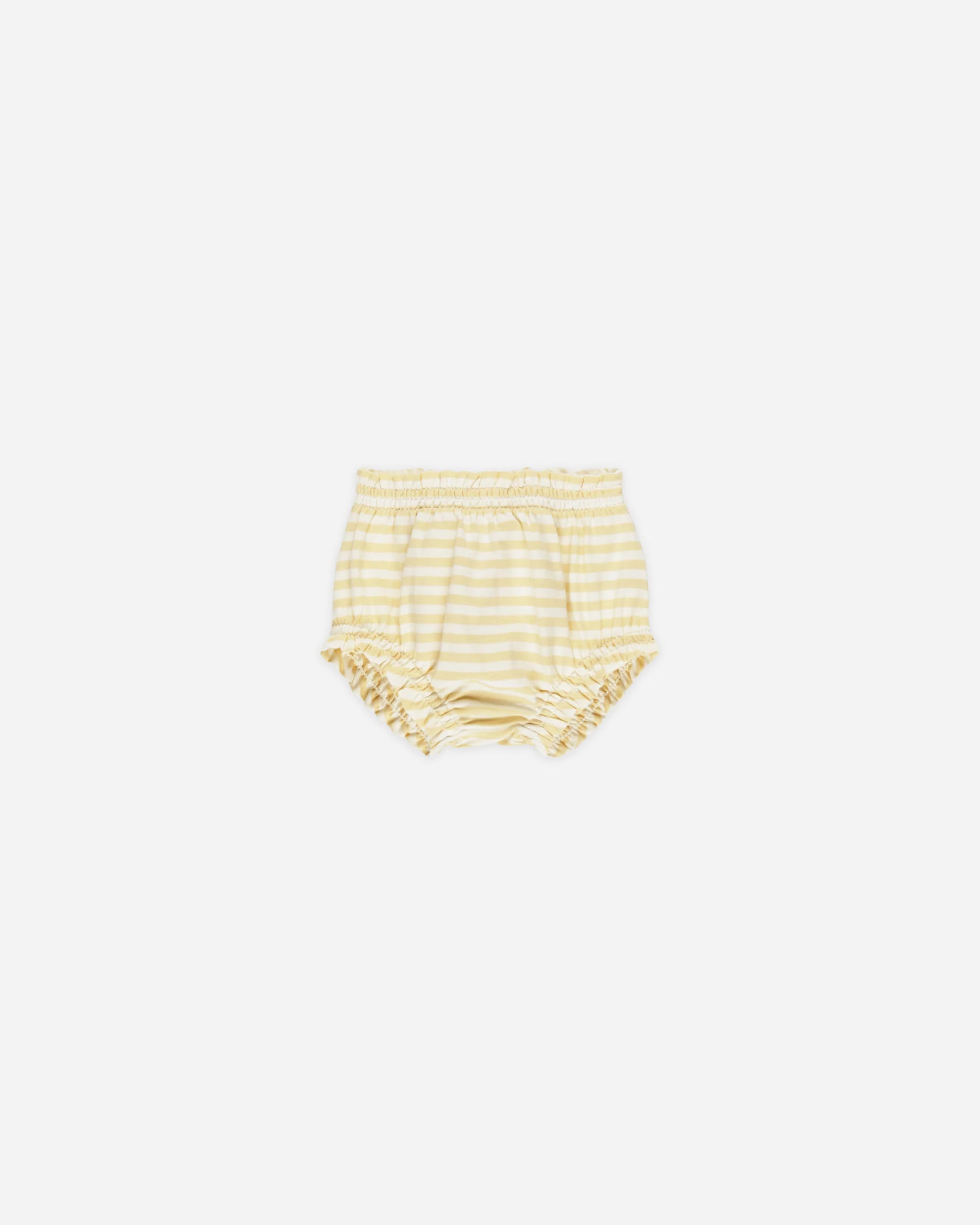 Gathered Bloomer - Yellow Stripe