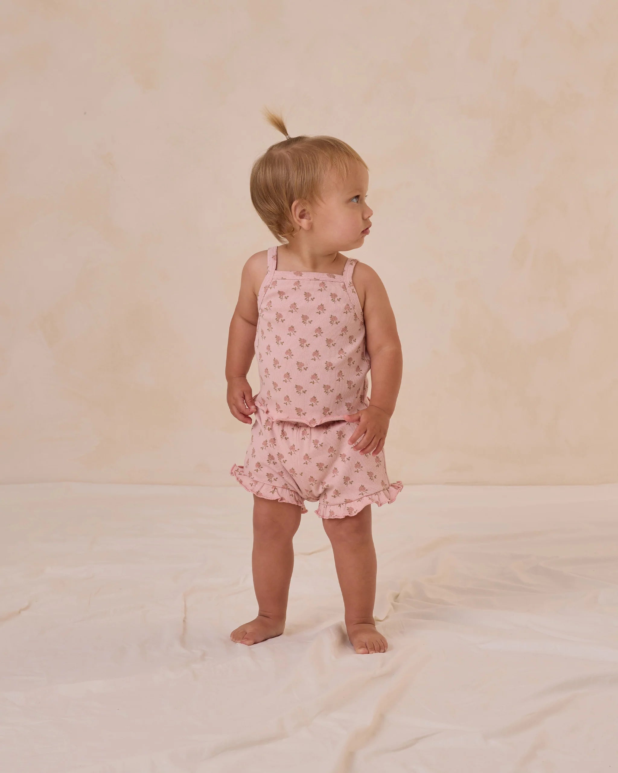 Evie Tank + Shortie Set - Roses