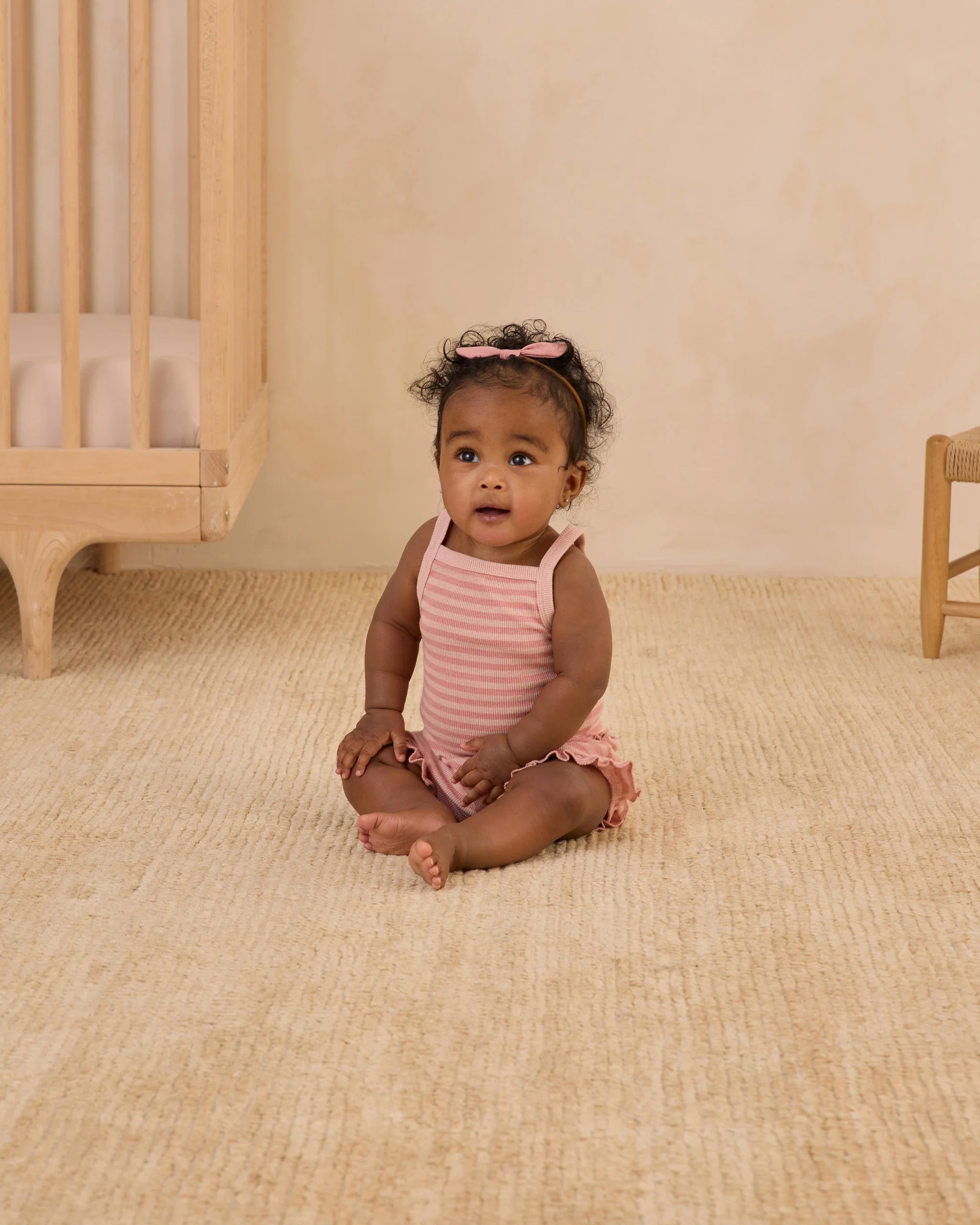 Evie Tank + Shortie Set - Pink Stripe