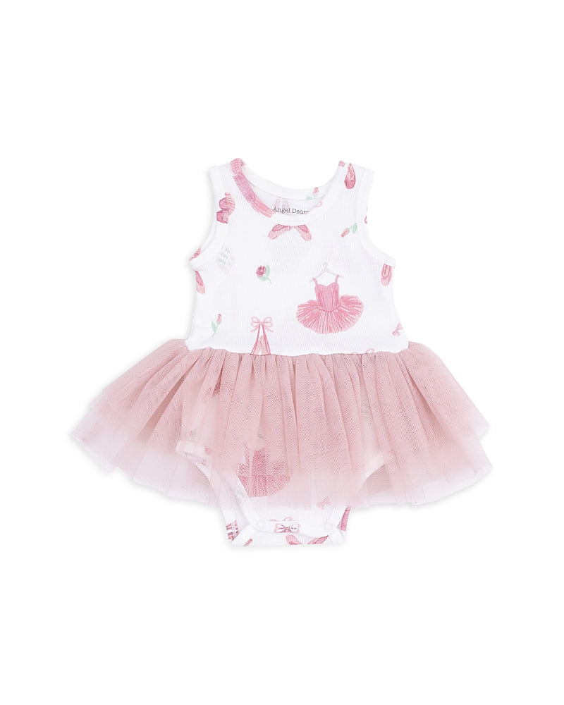 Girls' Ballet Things Rib Tank Tutu Bodysuit