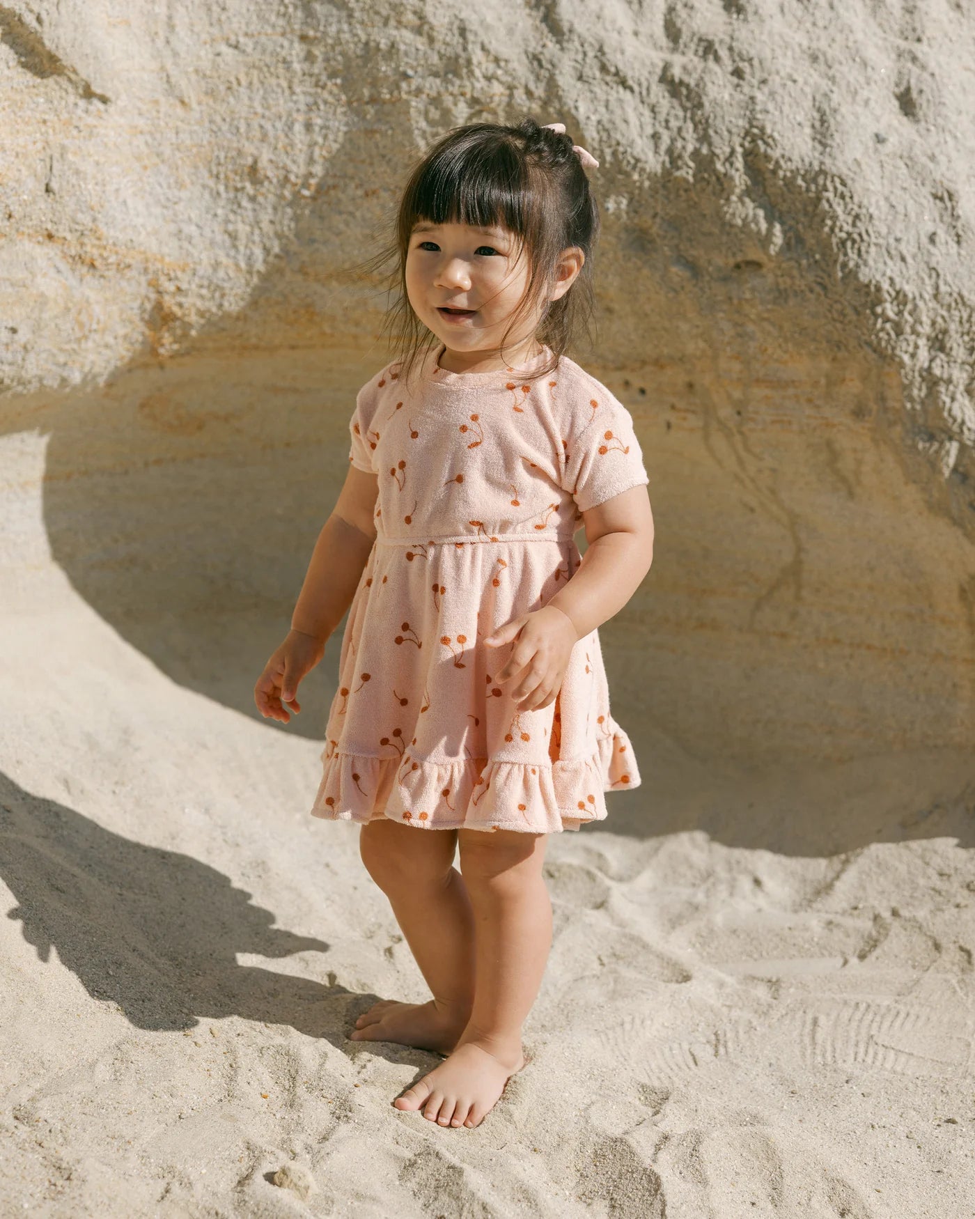 Terry Dress - Cherries