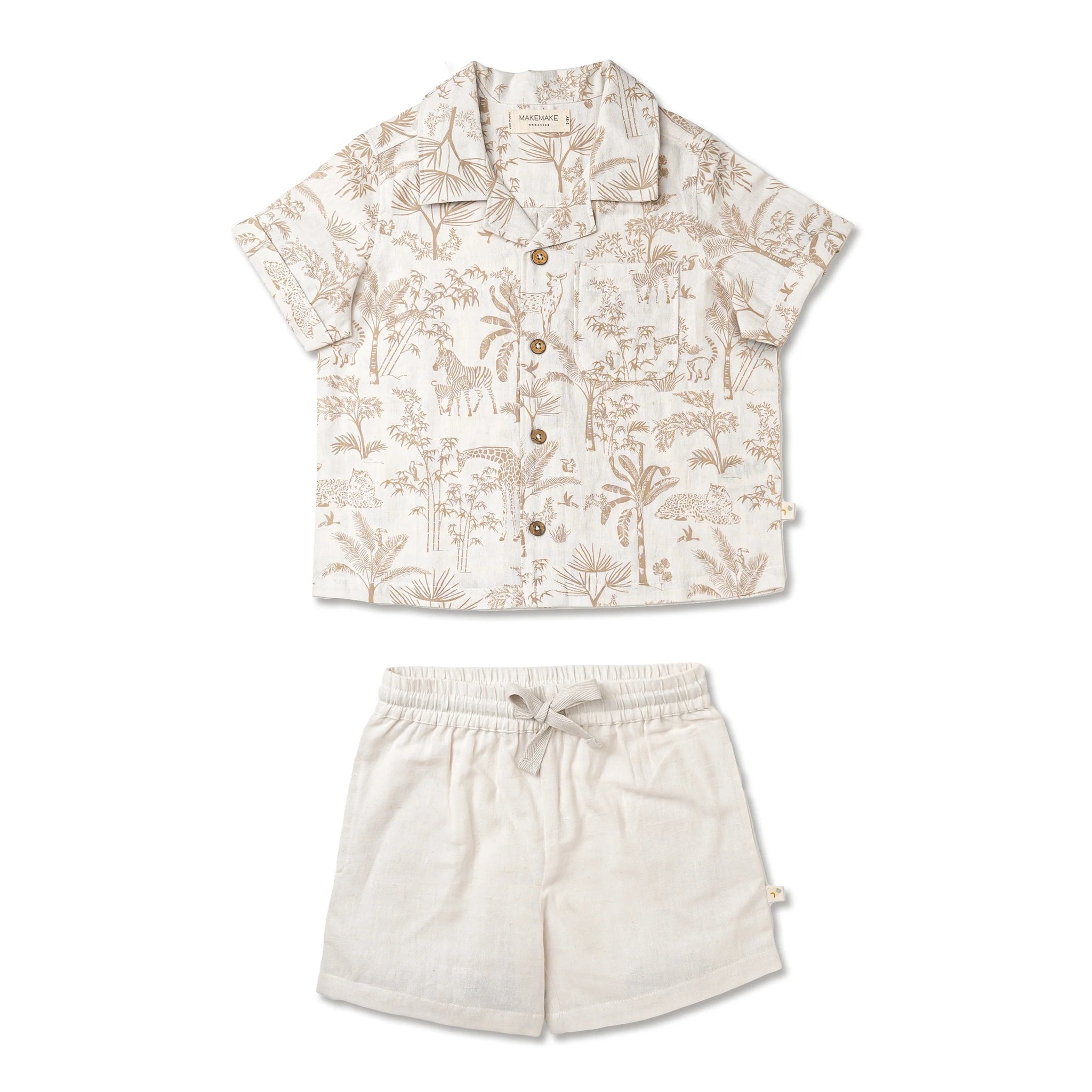Shirt & Shorts Set - Wild Tropics
