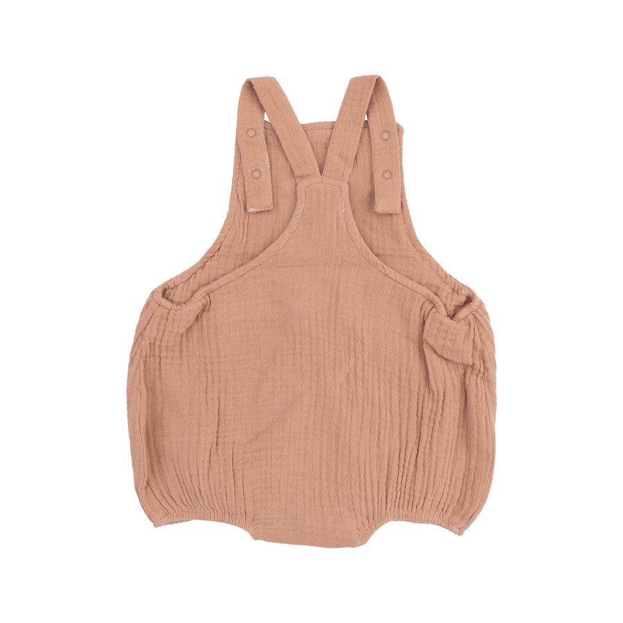 Sleeveless Shortie Romper - Camel