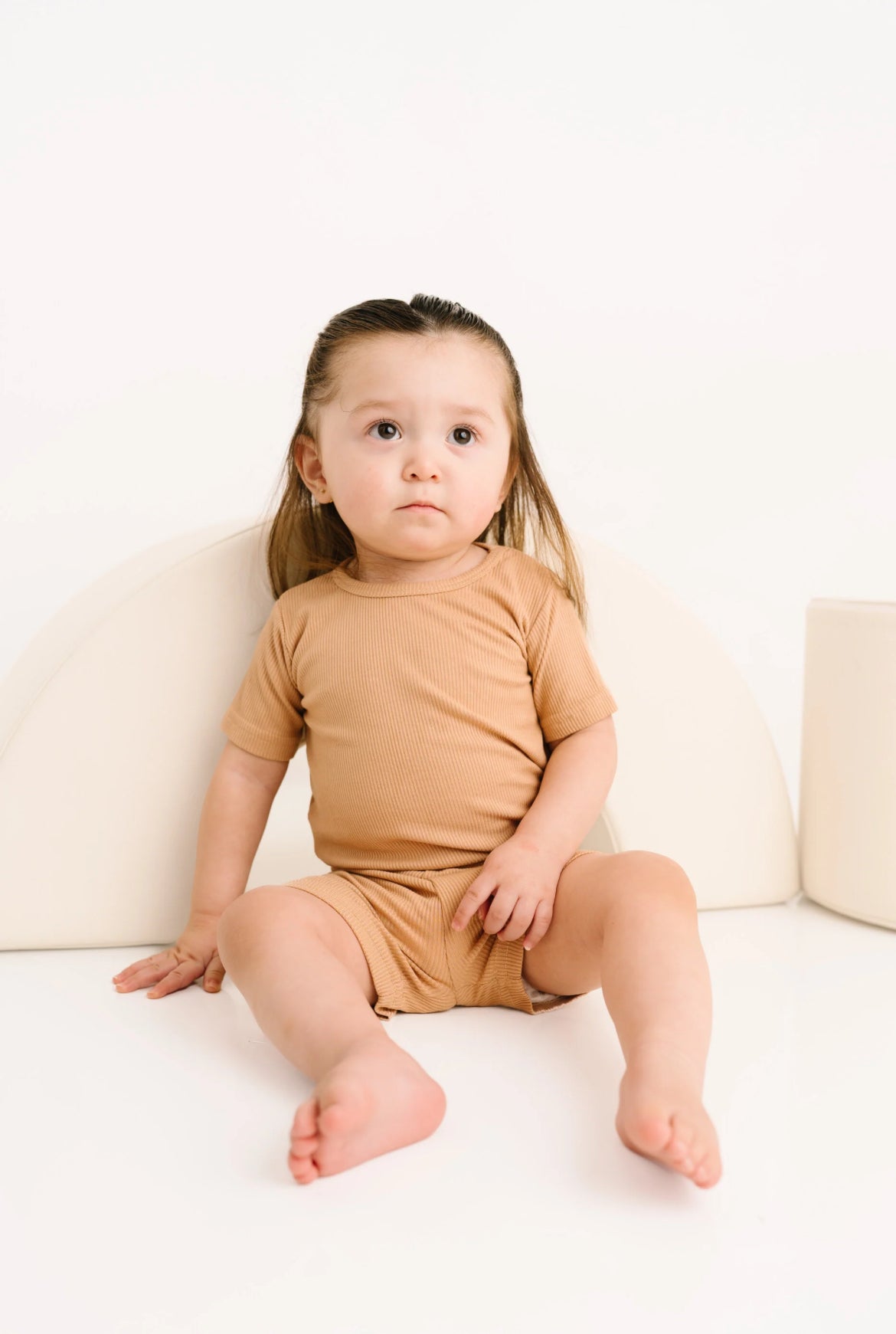 Ribbed Bamboo Shorts Set