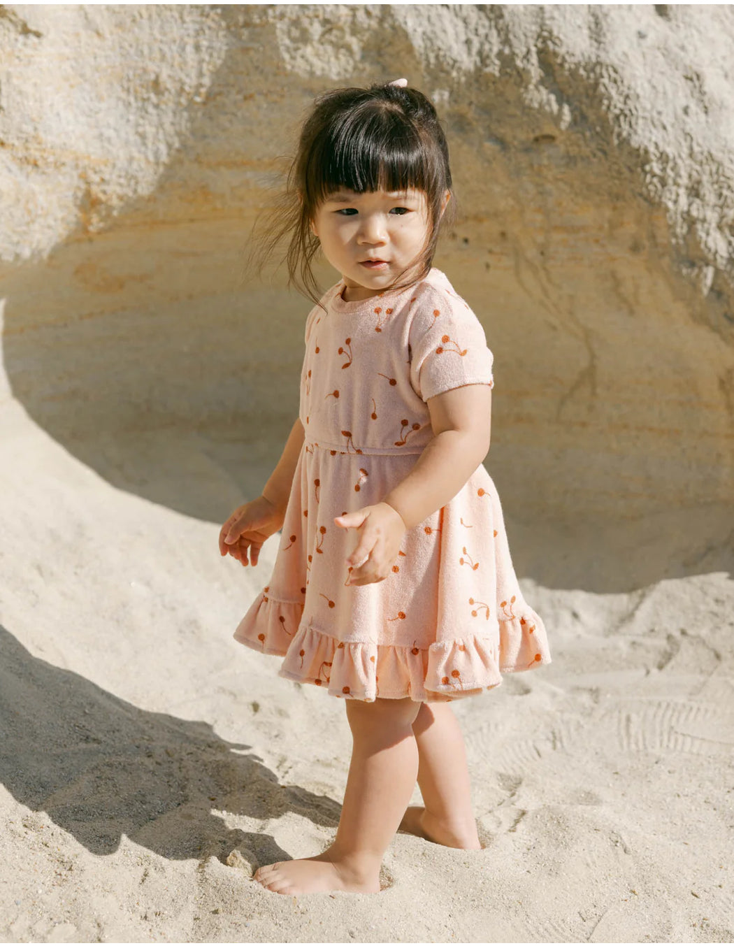 Terry Dress - Cherries