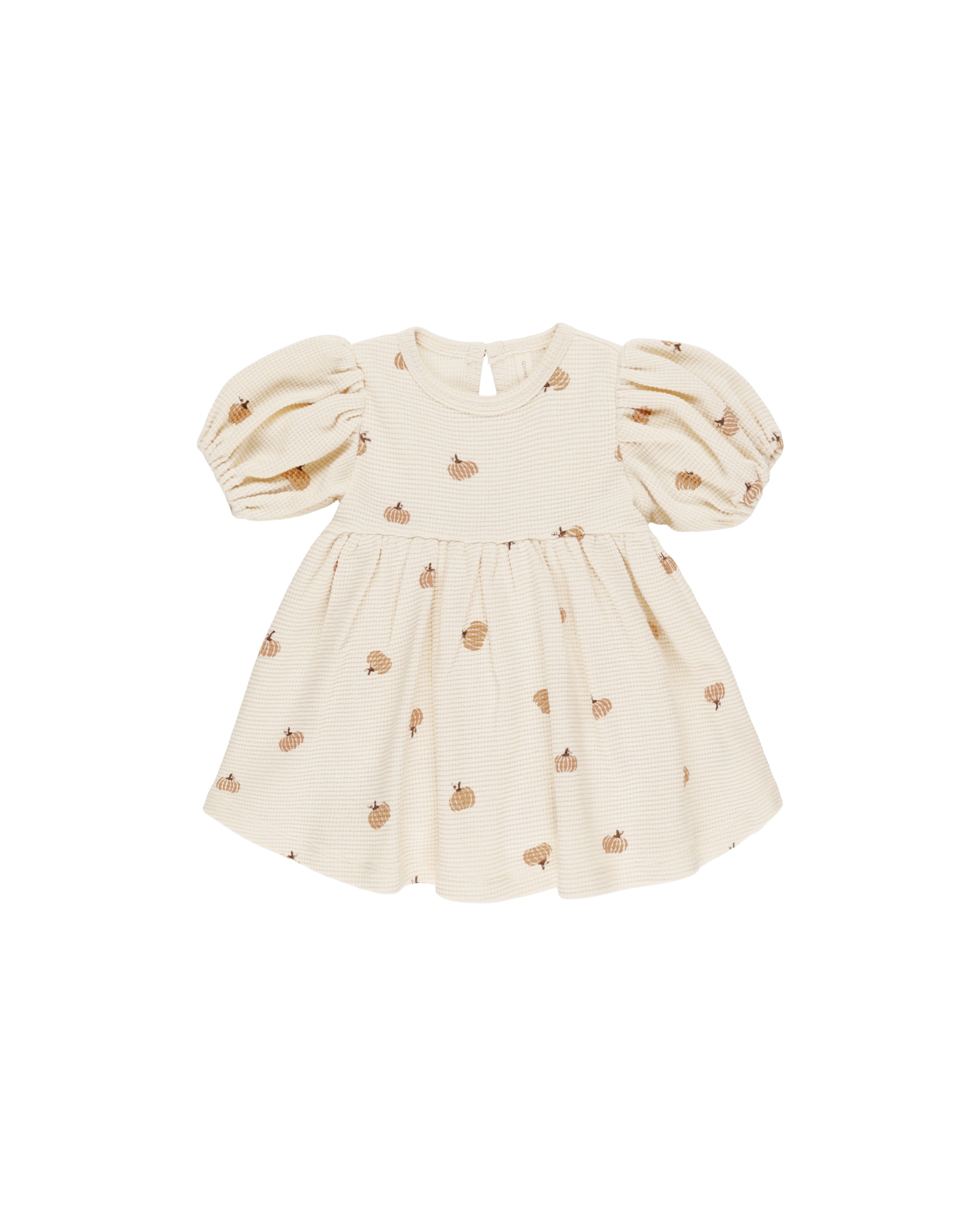 Waffle Babydoll Dress - Pumpkins