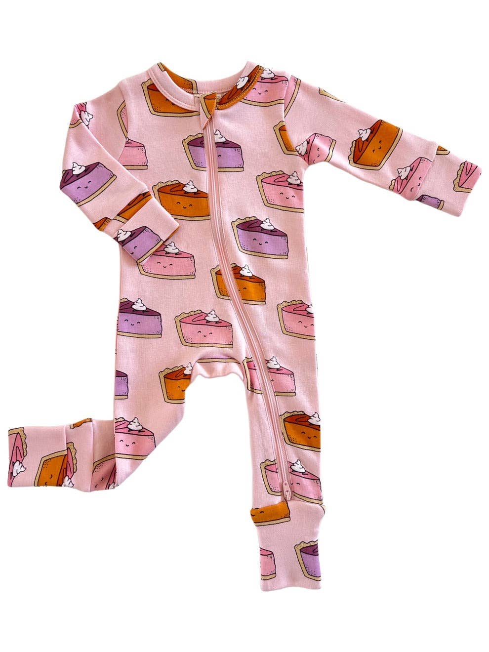 Pumpkin Pie / Organic 2-Way Zip Romper