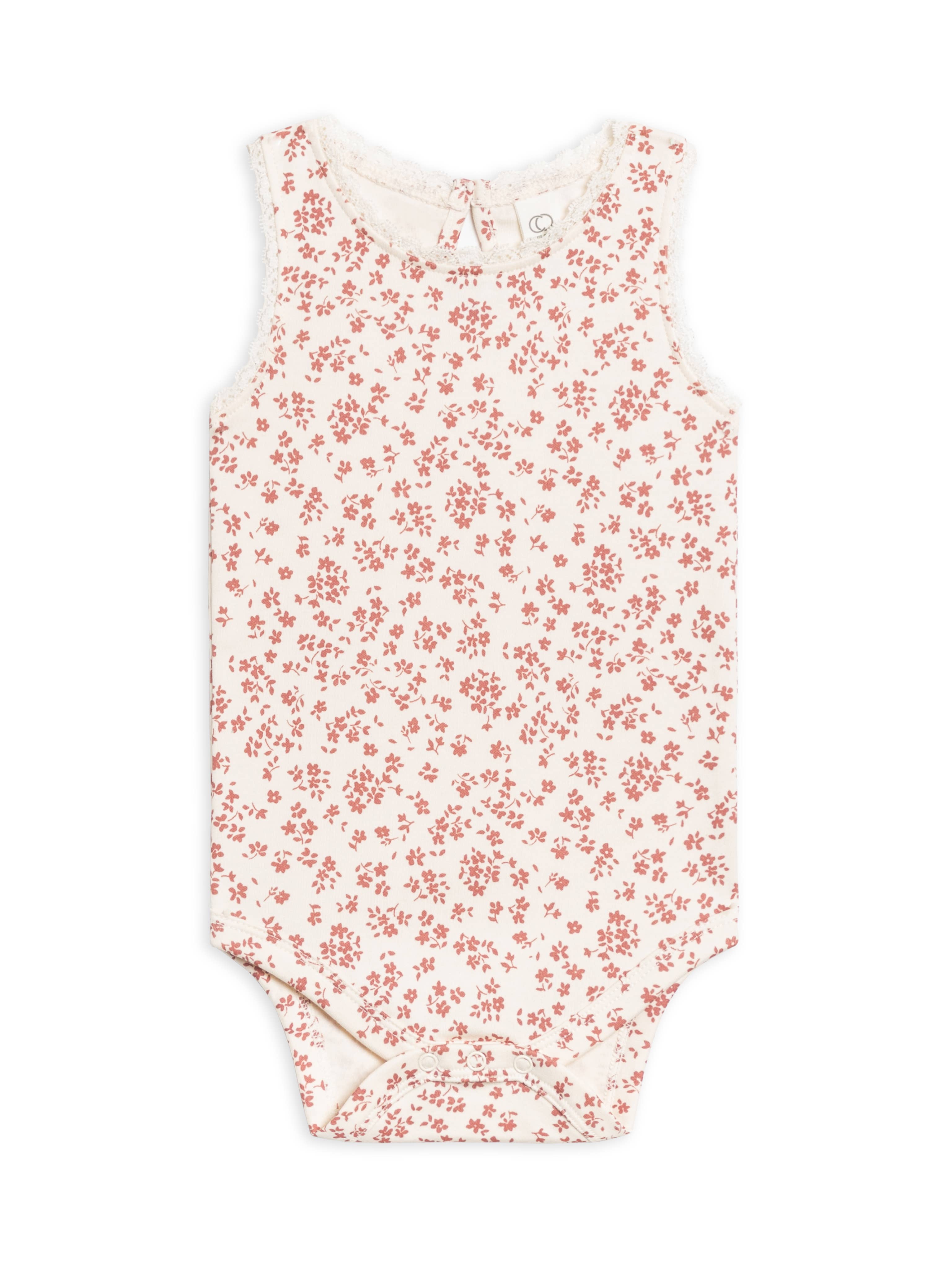 Organic Baby Luna Lace Bodysuit