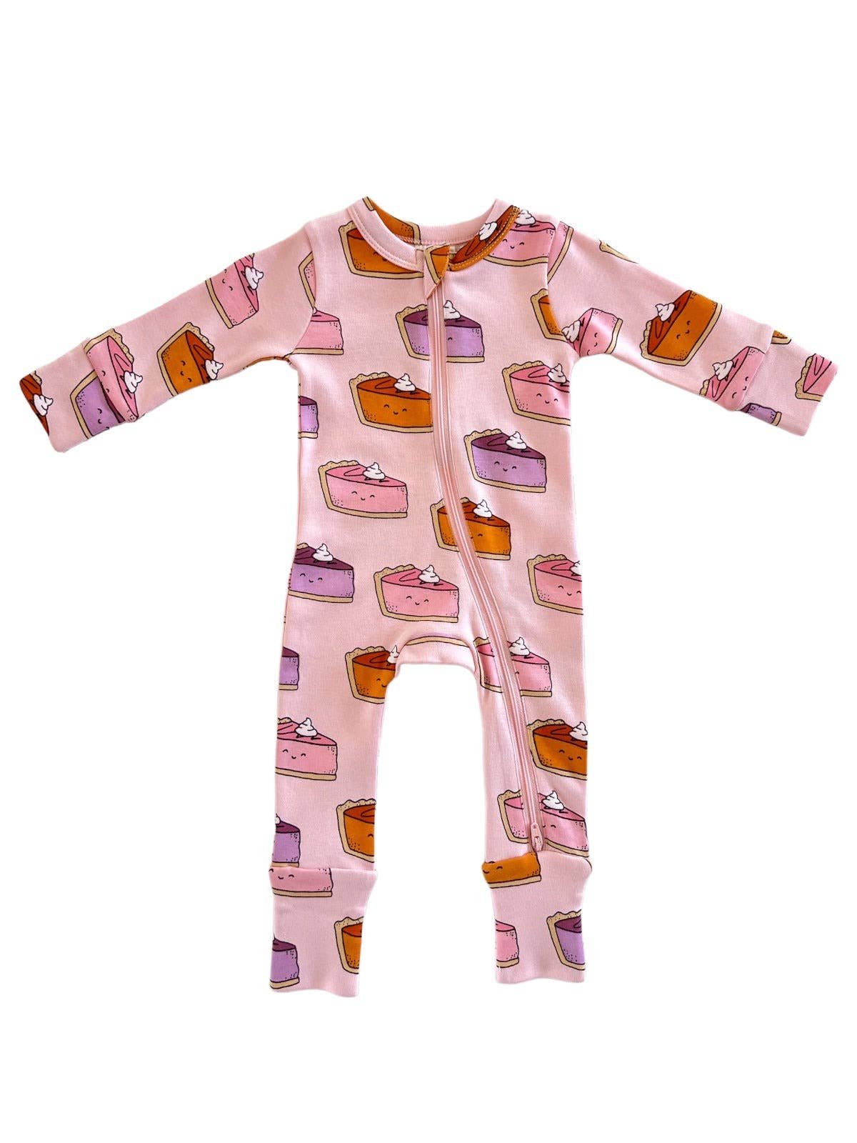 Pumpkin Pie / Organic 2-Way Zip Romper