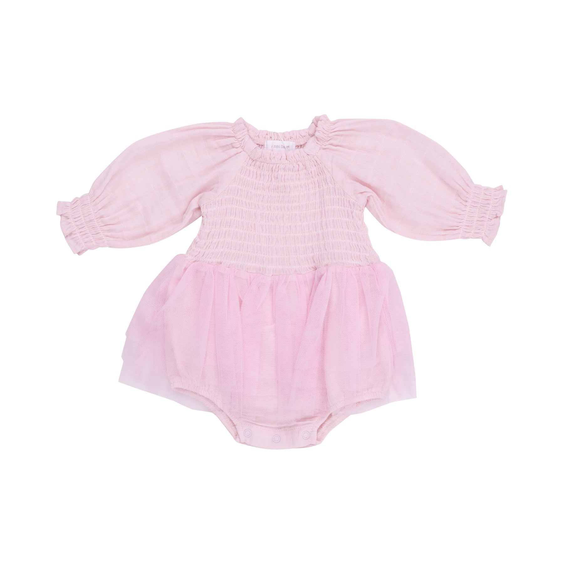 Long Sleeve Smocked Tutu Bubble