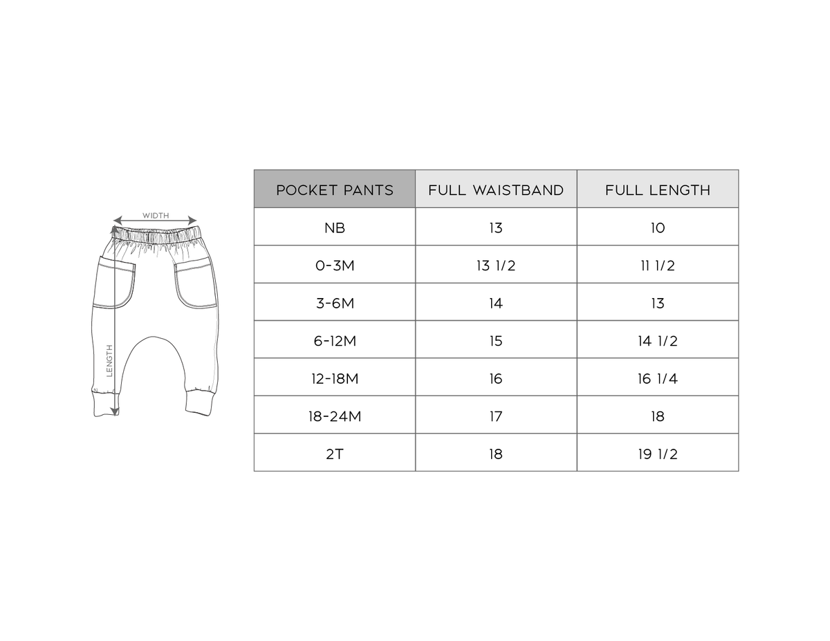 Baby Pocket Pants – Rain