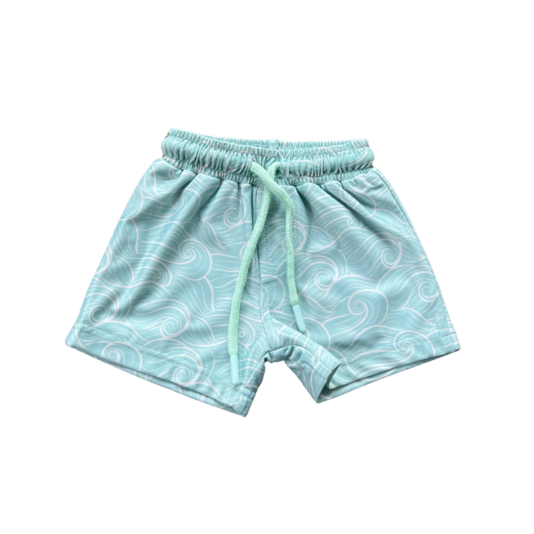 Boy’s Swim Shorts - Beach Wave
