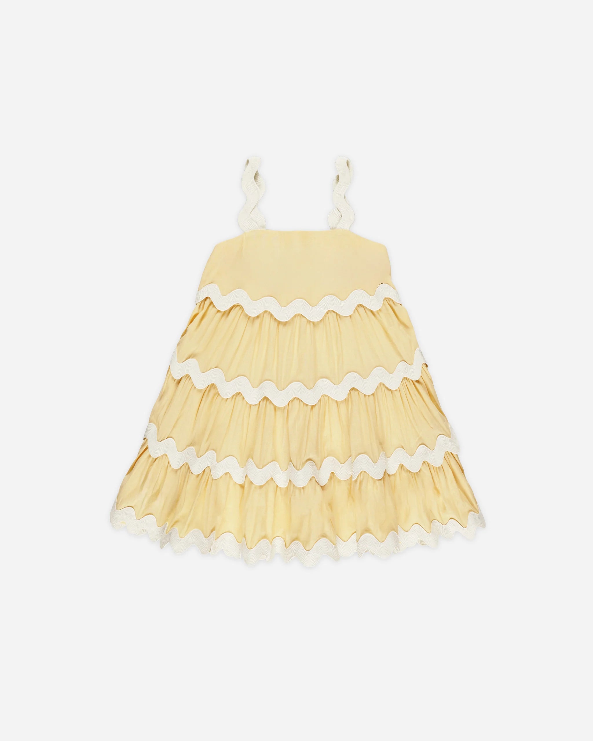 Ric Rac Dress Yellow