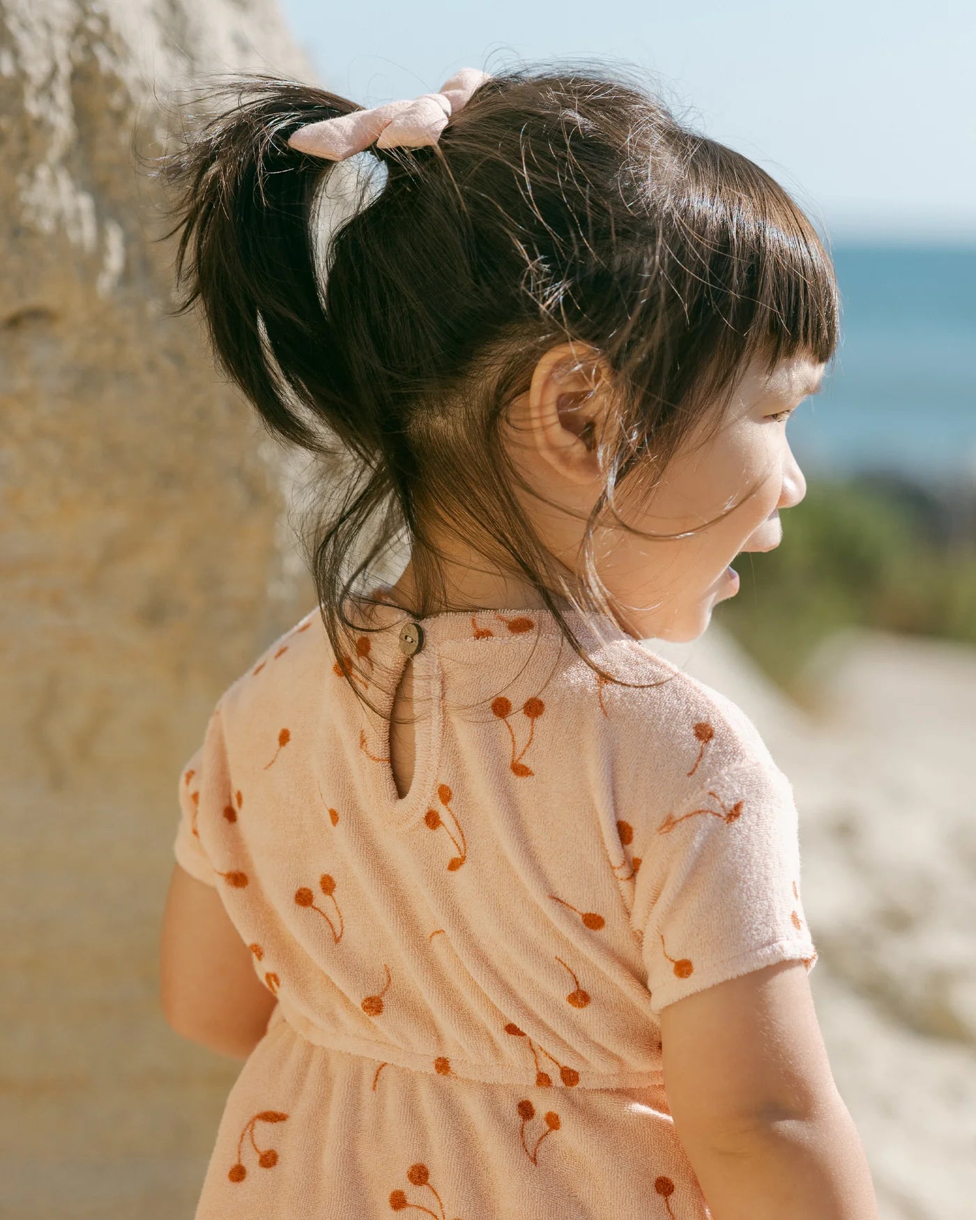 Terry Dress - Cherries