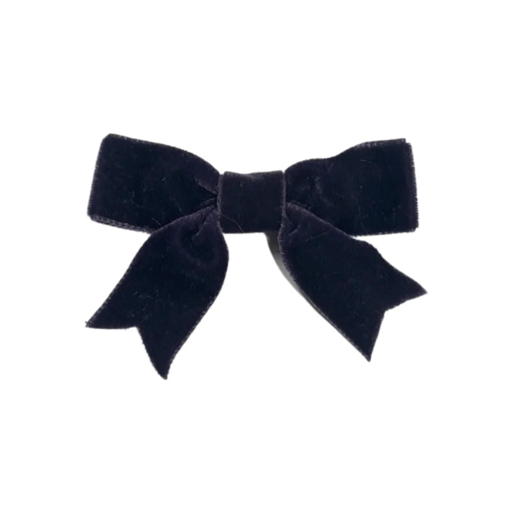 Mini Velvet Bowtie with Fancy Tails