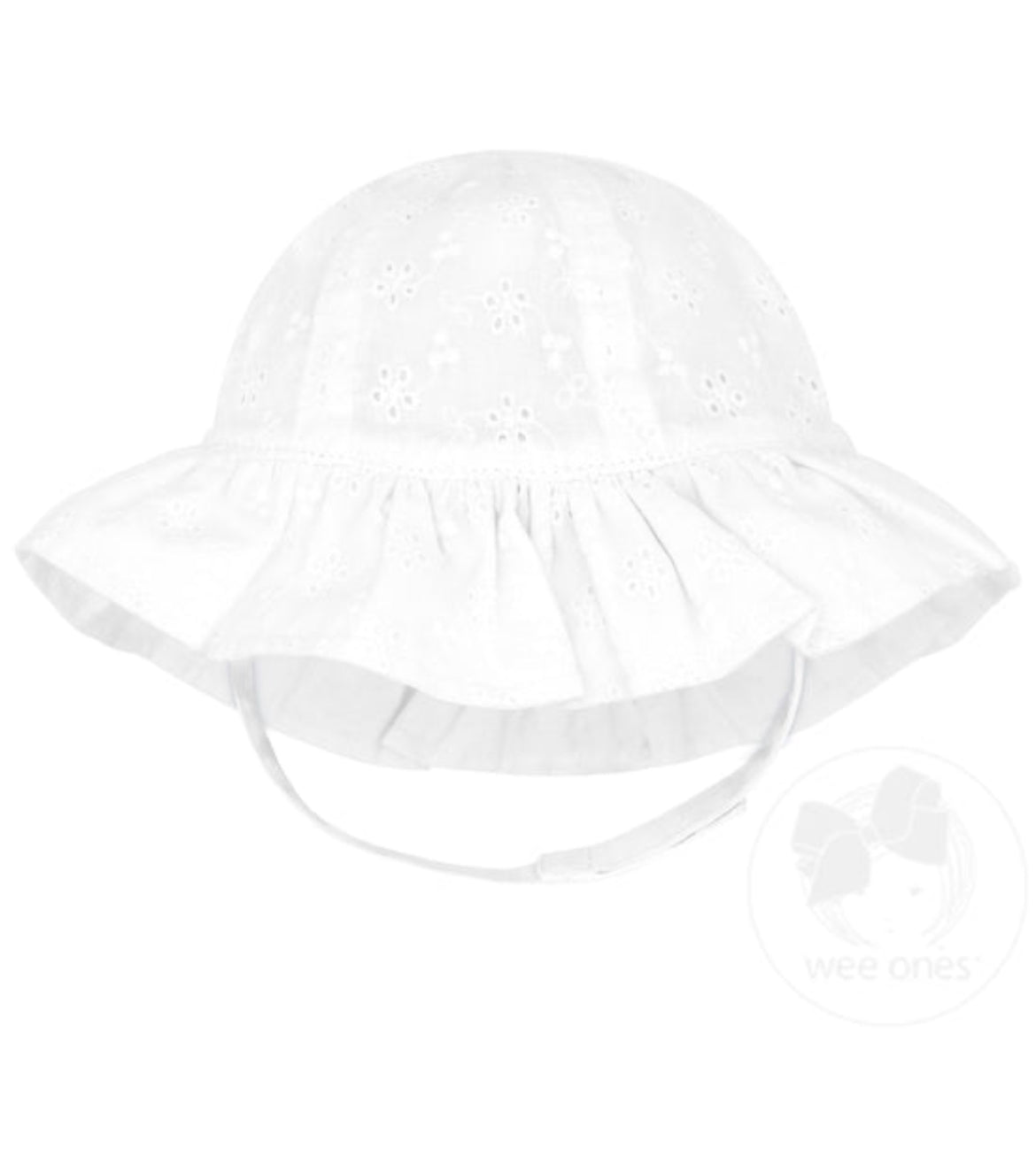 Reversible Ruffle Brim Sun Hat