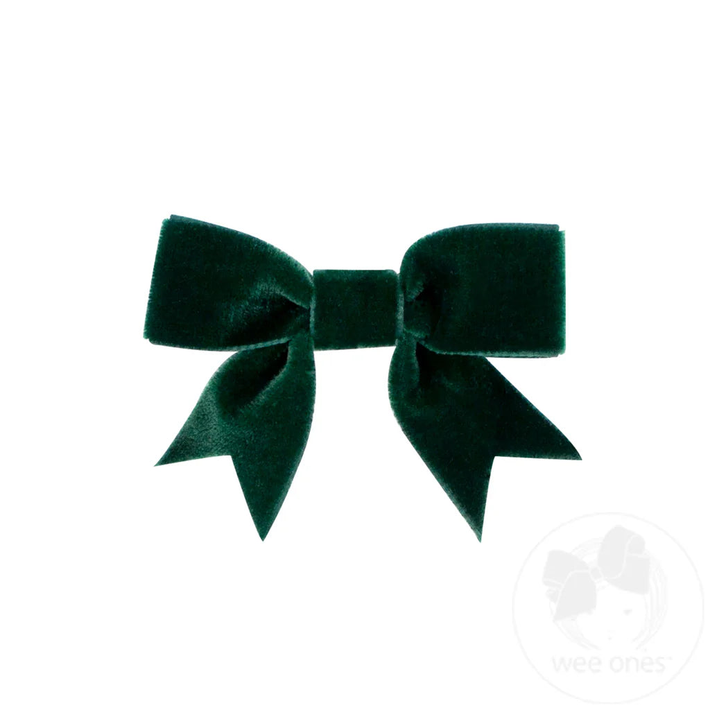 Mini Velvet Bowtie with Fancy Tails