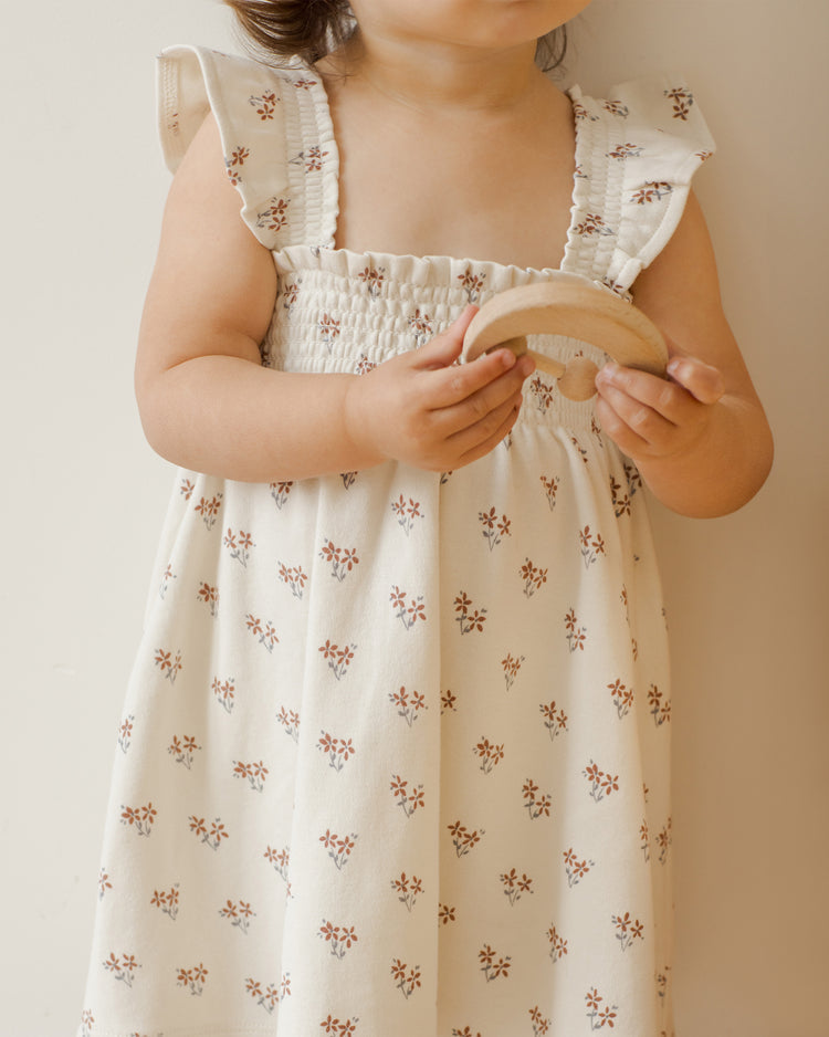 Smocked Jersey Dress