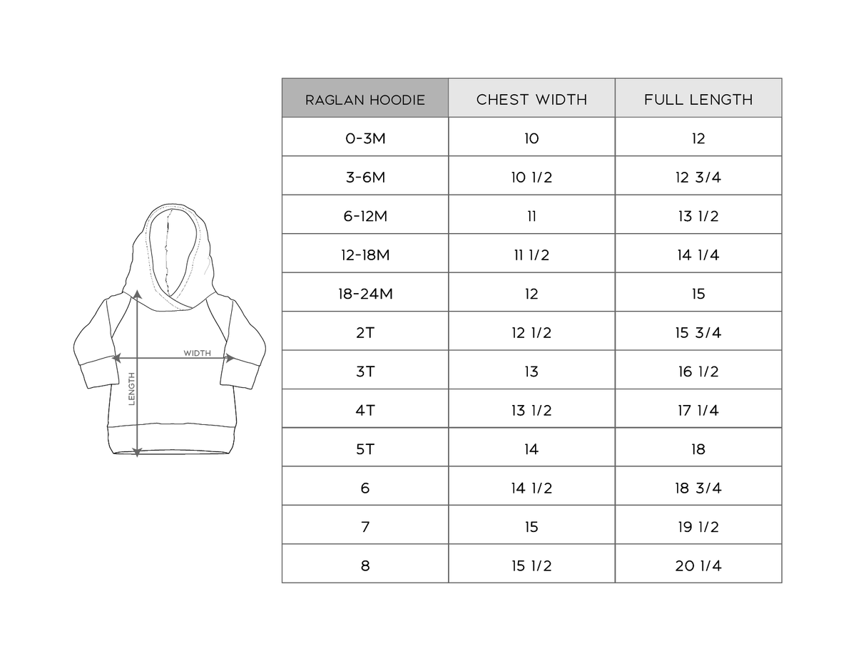 Raglan Hoodie – Bolt