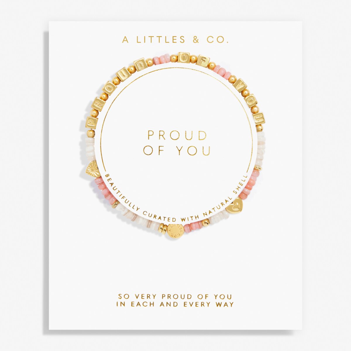 Happy Little Moments ‘Proud of You’ Bracelet Gold