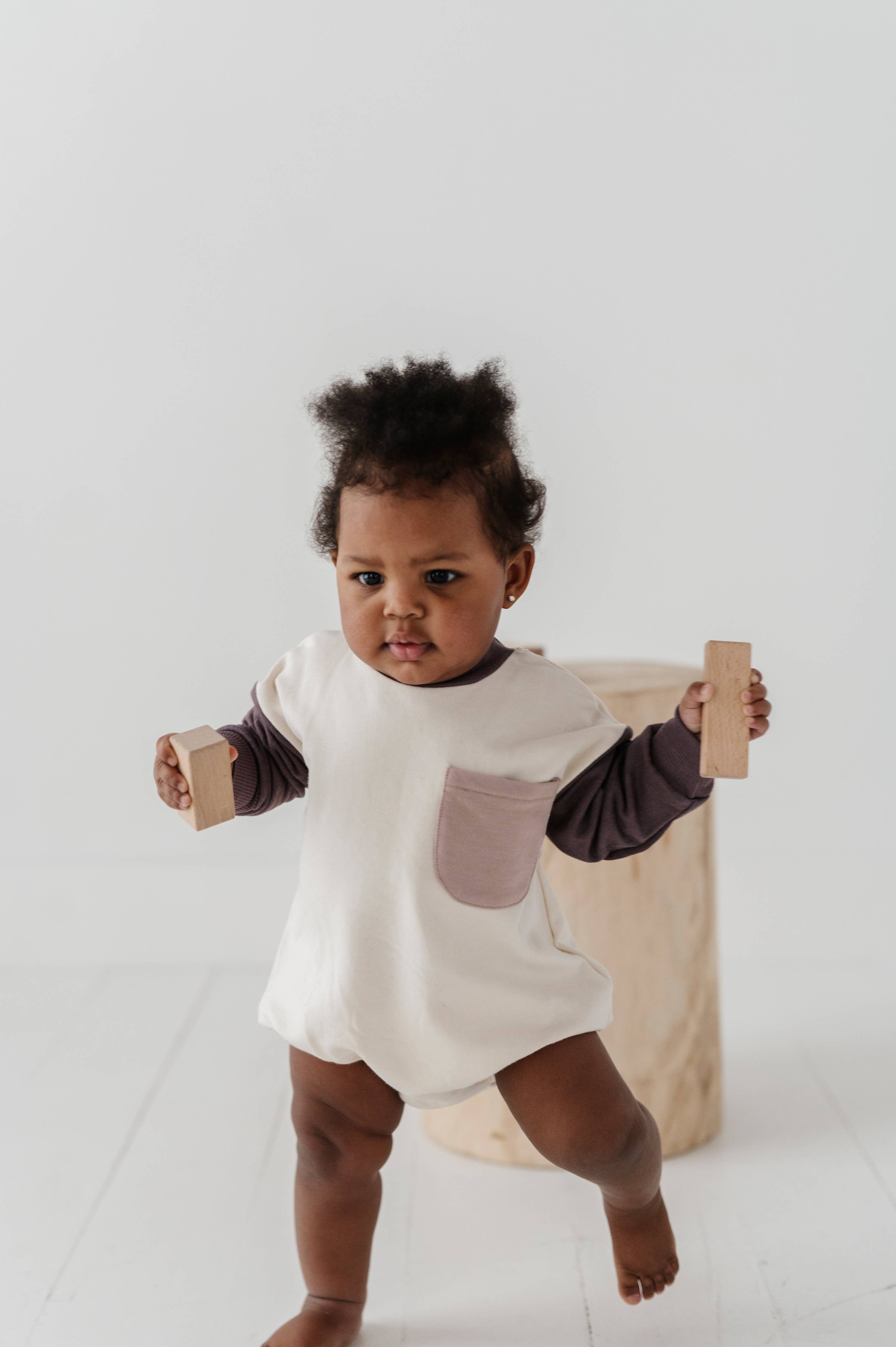 Colorblock Romper