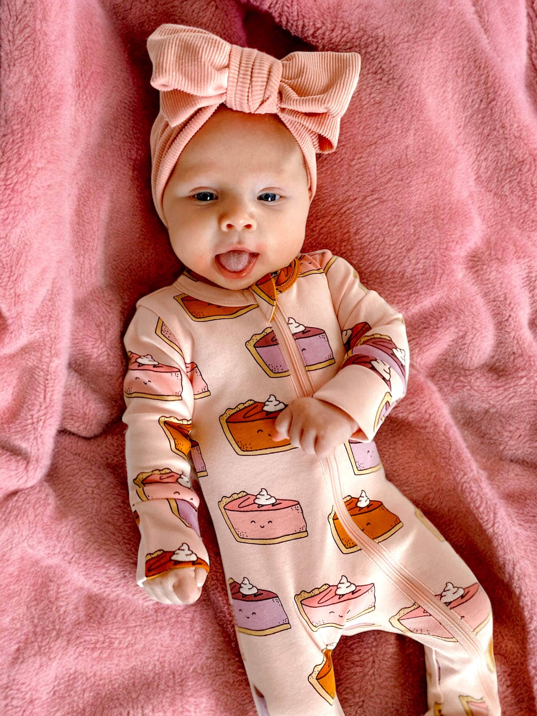 Pumpkin Pie / Organic 2-Way Zip Romper