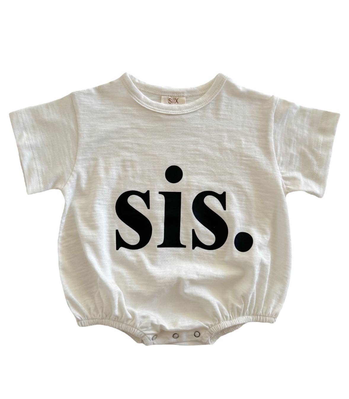 SIS Black / Organic Graphic T-Shirt Bubble