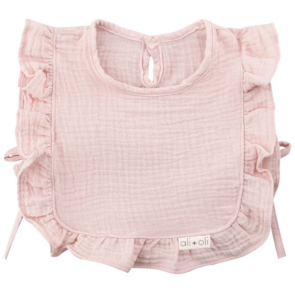 Muslin Cotton Ruffle Baby Bib