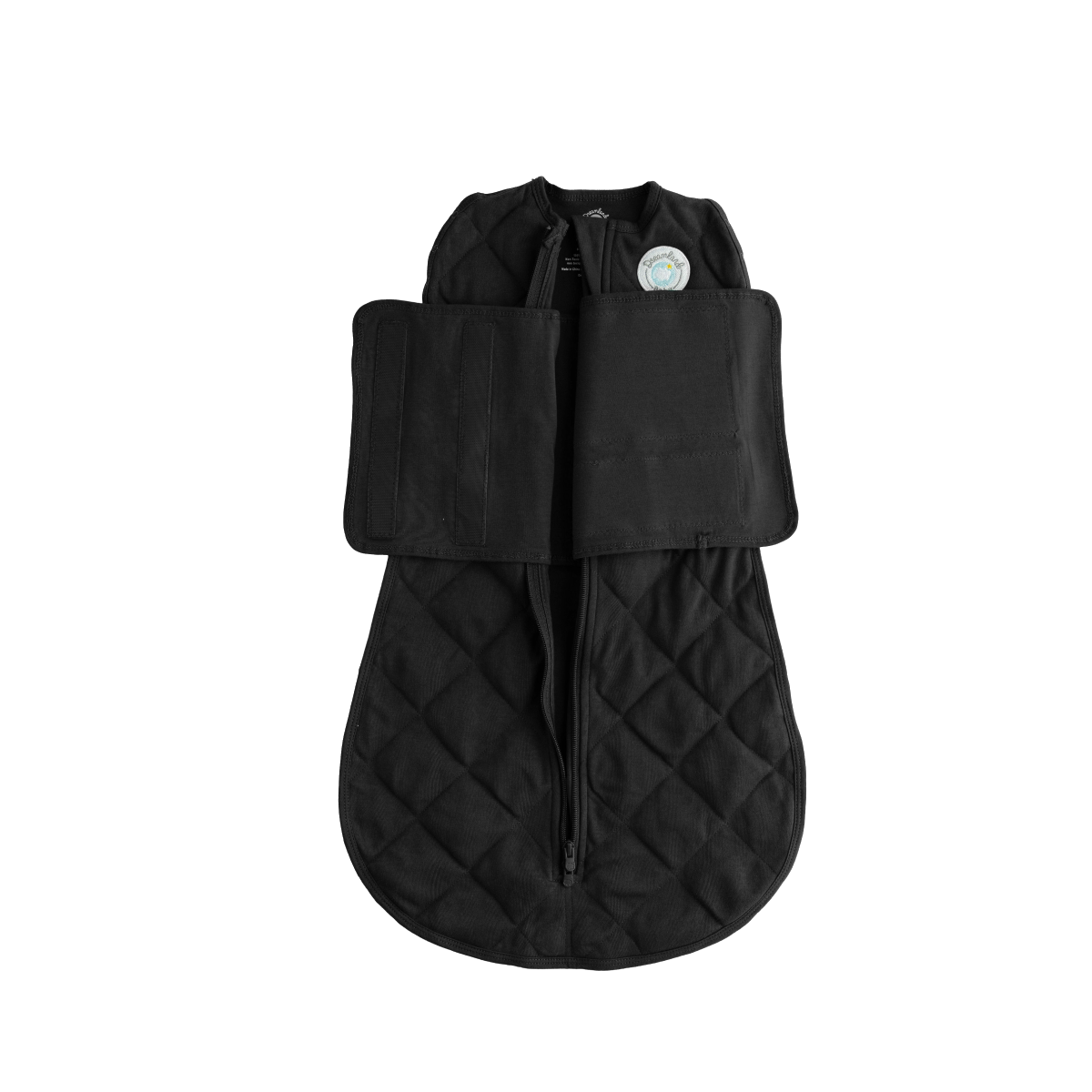 Bamboo Weighted Swaddle, 0-6 months - Midnight Black